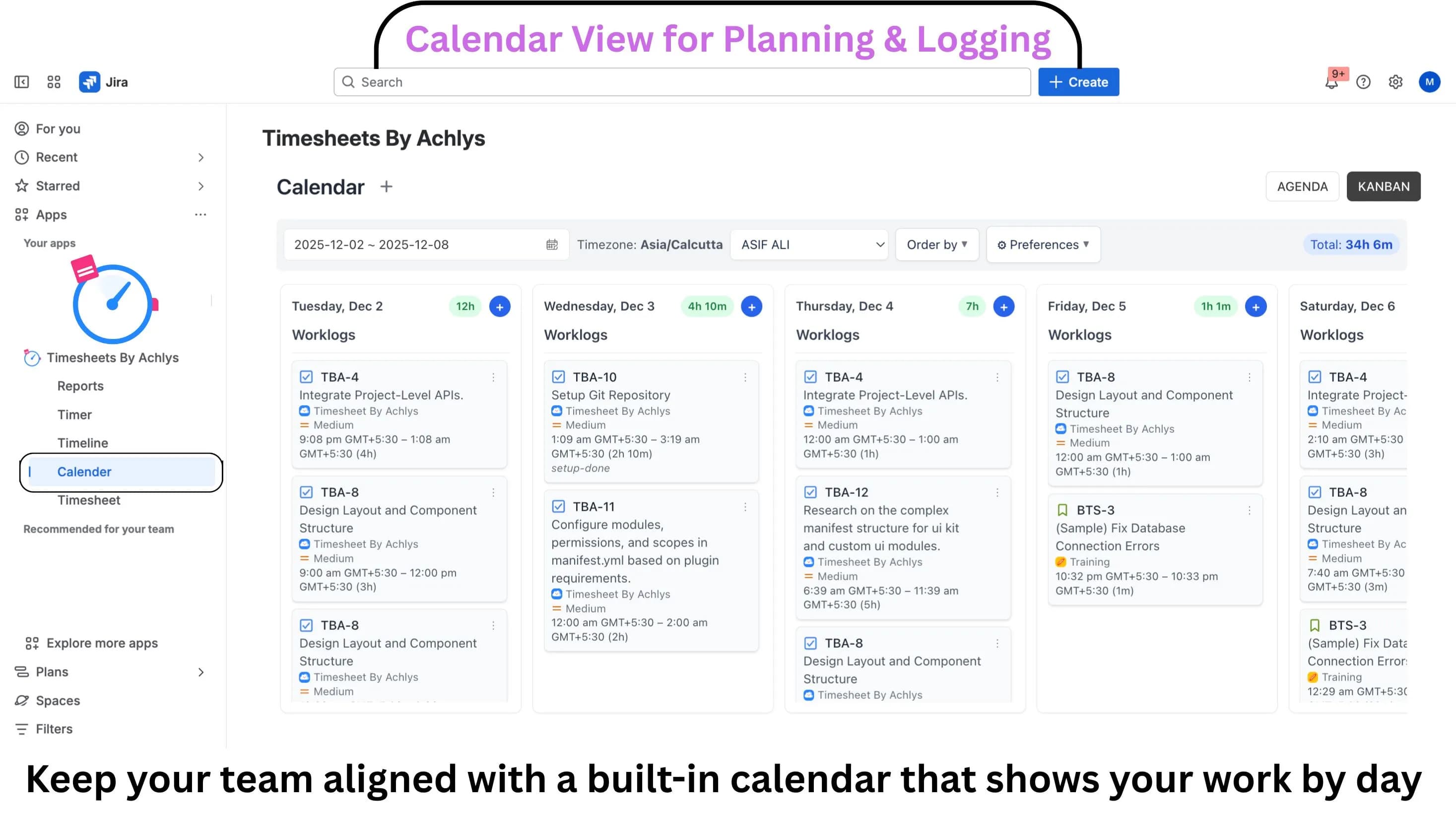Calendar View